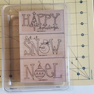 Stampin' Up! Holiday Rubber Stamp Set